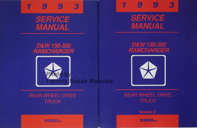 Dodge D150 Repair Manual